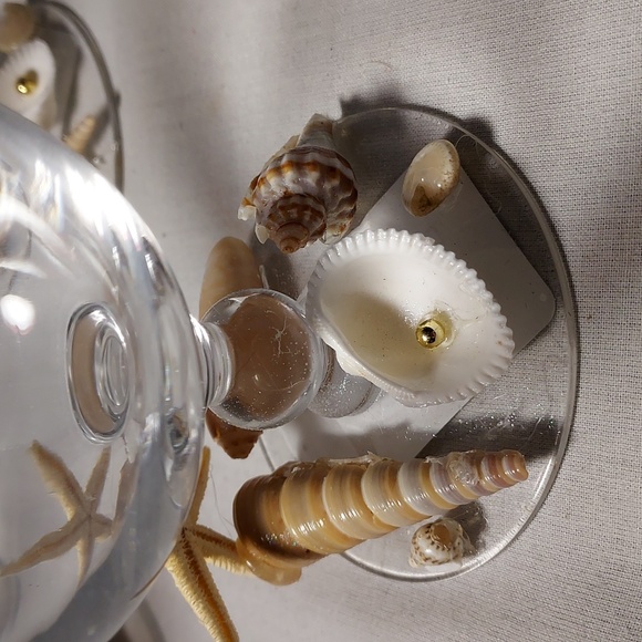 Handmade Shell Art Dessert Glasses Pudding Cups Set of 4 Unique Design - Picture 7 of 8